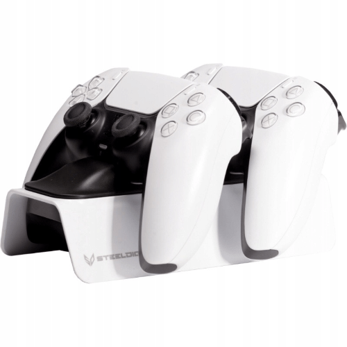 DUALSENSE DOUBLE CHARGING BASE STEELDIGI DC02W WHITE (WHITE) PS5 DUALSENSE DOUBLE CHARGING BASE STEELDIGI DC02W WHITE (WHITE) PS5